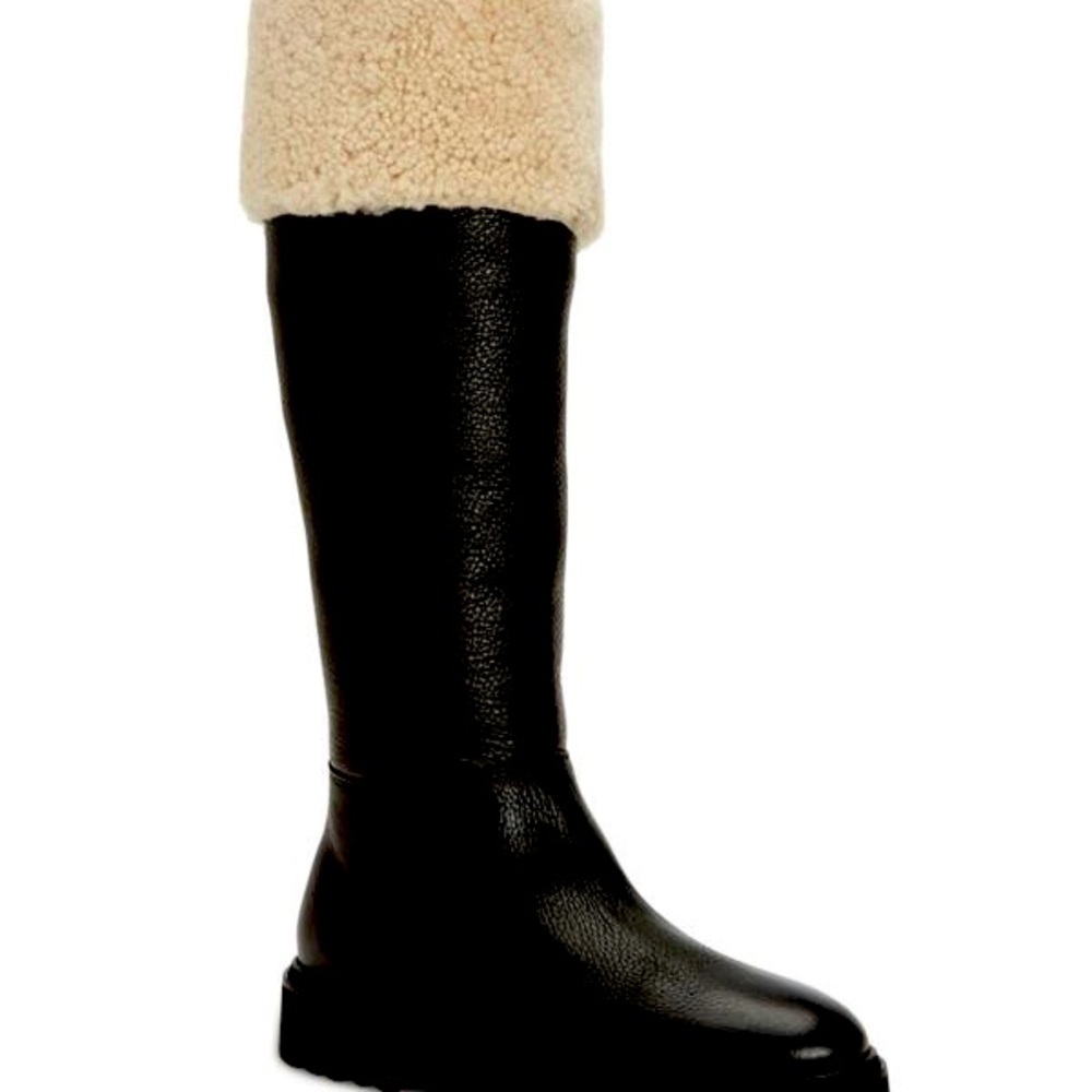 Aquatalia magnolia sherling lined leather boots. New without box.